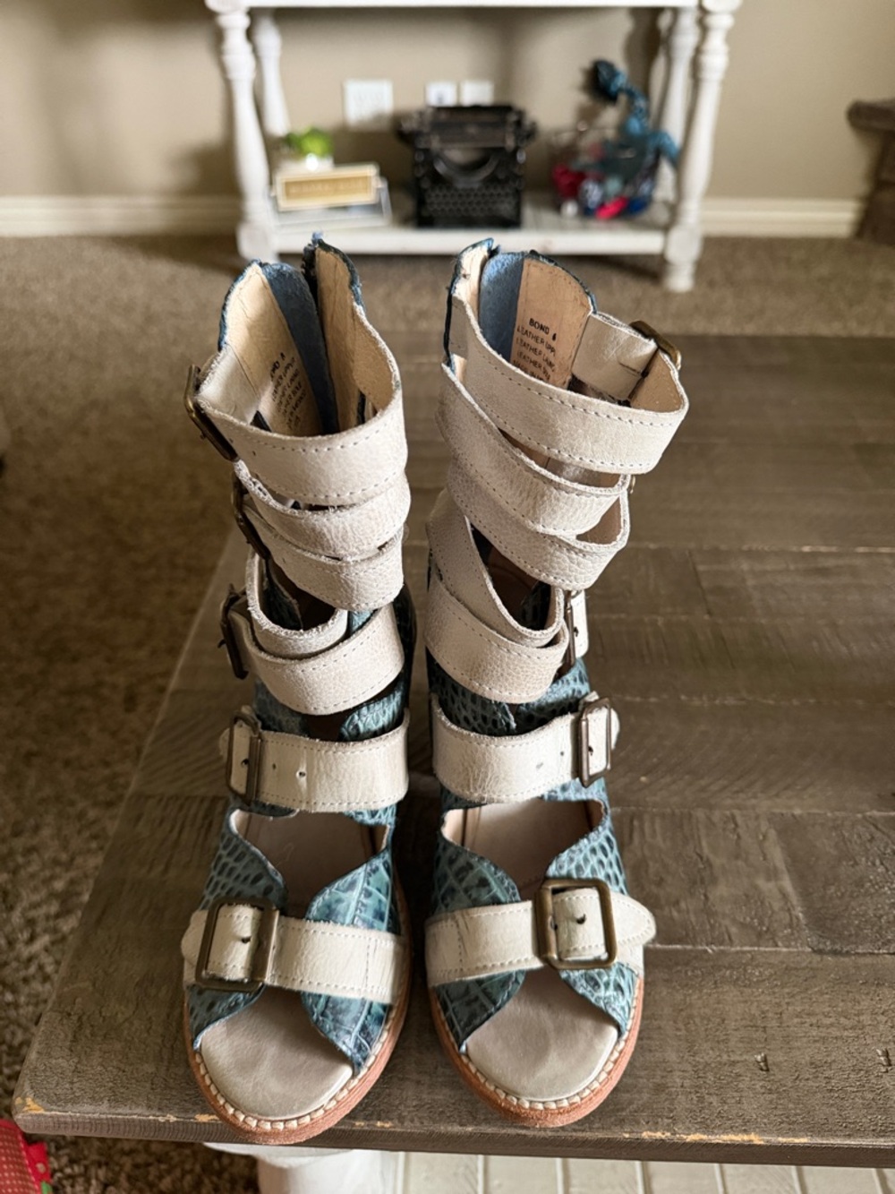 Freebird BOND 6 Turquoise croco *RARE* - Picture 6 of 11